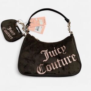 Juicy Couture Better Together Hobo Velvet shoulder bag